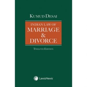 Hardcover book: "Indian Law of Marriage & Divorce" by Kumud Desai